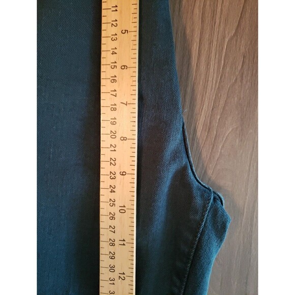 Levi's 505 Straight Leg Womens Jeans Dark Teal Green Size 8 Mid Rise - Picture 11 of 11